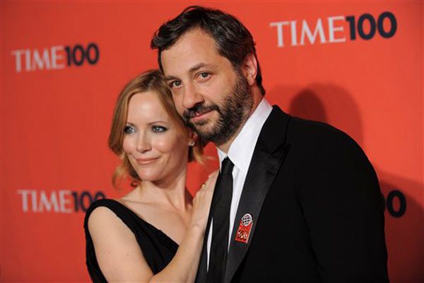 Actress Leslie Mann and writer-director Judd Apatow